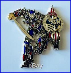 Transformers Last Knight Navy Cpo Chief Mess Robot Challenge Coin Optimus Prime