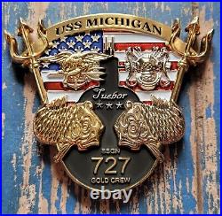 ULTRA RARE USS Michigan Nuclear Sub Navy Seals Challenge Coin