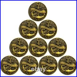 USA-Navy Core Value Sailor's Creed Challenge Coin (Pack of 10)