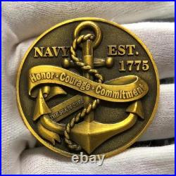 USA-Navy Core Value Sailor's Creed Challenge Coin (Pack of 10)