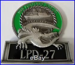 USMC US Navy Chief CPO CPOA Gator Chief USS Portland (LPD 27)