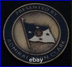 USN CNO Chief of Naval Operations 4 Star Admiral Vern Clark Navy Challenge Coin