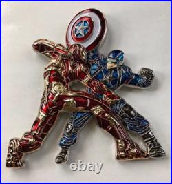 USN CPO Captain America Iron Man SER #063 Challenge Coin R1
