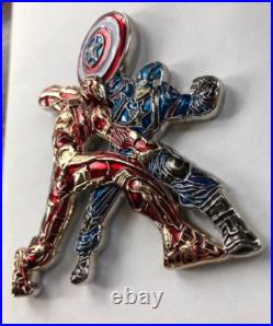 USN CPO Captain America Iron Man SER #063 Challenge Coin R1