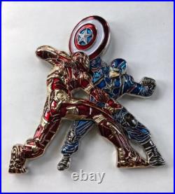 USN CPO Captain America Iron Man SER #063 Challenge Coin R1