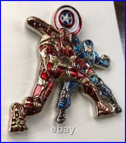USN CPO Captain America Iron Man SER #063 Challenge Coin R1