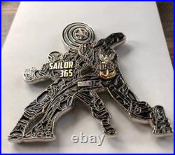 USN CPO Captain America Iron Man SER #063 Challenge Coin R1