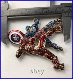 USN CPO Captain America Iron Man SER #063 Challenge Coin R1