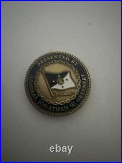 USN Chief of Naval Operations Admiral Jonathan W Greenert Challenge Coin