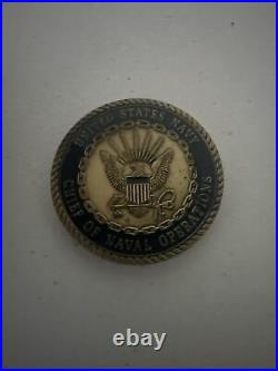 USN Chief of Naval Operations Admiral Jonathan W Greenert Challenge Coin
