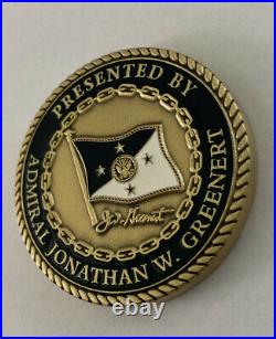 USN Chief of Naval Operations Admiral Jonathan W. Greenert Challenge Coin R8