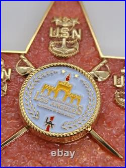 USN City Of Chiefs Fidget Spinning Star 3.5 Challenge Coin California Republic USN City Of Chiefs Fidget Spinning Star 3.5 Challenge Coin California Republic