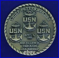 USN Commander Naval Special Warfare Group One SEAL Challenge Coin M-1