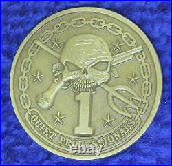 USN Commander Naval Special Warfare Group One Seal Team Challenge Coin ZZ-5