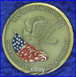 USN DEVGRU Naval Special Warfare Detachment South Seal Team Challenge Coin