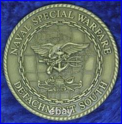 USN DEVGRU Naval Special Warfare Detachment South Seal Team Challenge Coin