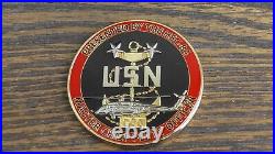USN Helicopter Sea Combat Squadron 84 HSC-84 Navy Seal MCPO Challenge Coin #510T
