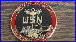 USN Helicopter Sea Combat Squadron 84 HSC-84 Navy Seal MCPO Challenge Coin #510T