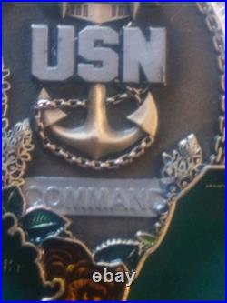 USN Master Chief Challenge coin 085 CMDCM VFA-137