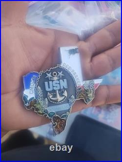 USN Master Chief Challenge coin 085 CMDCM VFA-137