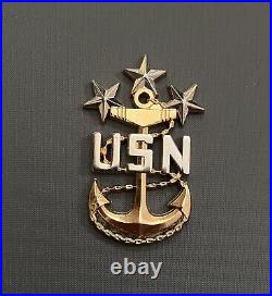USN Master Chief Petty Officer of the Navy Rick West 12th MCPON Challenge Coin
