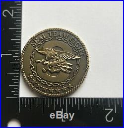USN NAVY SEALS Seal Team 8 Eight FORTUNE FAVORS THE BOLD Challenge Coin