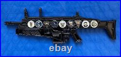 USN NAVY SEAL TEAM DEVGRU SPECWAR Special Warfare Rifle Gun Challenge Coin