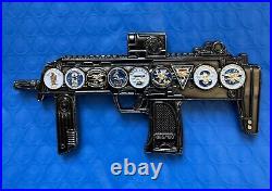 USN NAVY SEAL TEAM DEVGRU SPECWAR Special Warfare Rifle Gun Challenge Coin