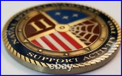 USN NAVY SEAL Team DEVGRU NAVAL SPEC WARFARE SUPPORT ACTIVITY 2 Challenge Coin