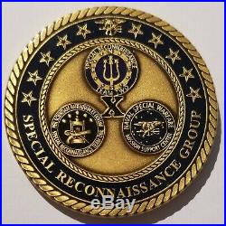 USN NAVY SEAL Team NAVAL SPECIAL WARFARE GROUP 10 SPECIAL RECONNAISSANCE Coin