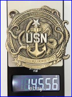 USN Navy Chief Poseidon Octopus Edge Challenge Coin J#36