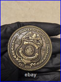 USN Navy Counterintelligence CI Agent Challenge Coin Human Intelligence