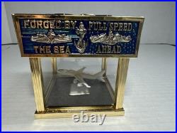 USN Navy Crew Challenge Coin Box VQ-3 Travis AFB Iron Man Limited Inscribed