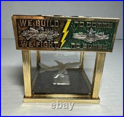 USN Navy Crew Challenge Coin Box VQ-3 Travis AFB Iron Man Limited Inscribed