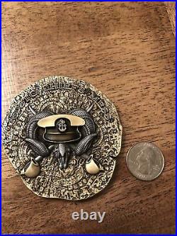 USN Navy NDSTC Chiefs Mess Large Doubloon CHALLENGE COIN Very HTF