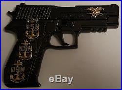 USN Navy SEAL TEAMs Navy Chief Tactical Pistol Serial# 082 / 100 DEVGRU Coin