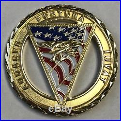 USN Navy Seals SEAL TEAM 7 ST7 STRENGTH HONOR COURAGE Cut Out Challenge Coin