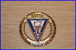 USN Navy Seals SEAL TEAM 7 ST7 STRENGTH HONOR COURAGE Cutout Challenge Coin