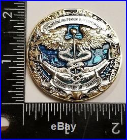 USN Navy Submarine Independent Duty Corpsman MEDICINE Pearl Harbor Hawaii Coin