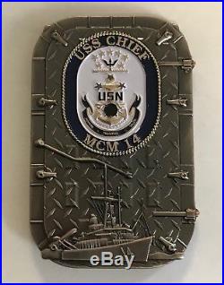 USN Navy USS Chief FCPOA MCM 14 AVENGER CLASS MINE COUNTERMEASURES Japan Coin