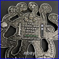 USN Octopus CPO Challenge Coin Kings Bay Submarine Base Chiefs Mess Serialized USN Octopus CPO Challenge Coin Kings Bay Submarine Base Chiefs Mess Serialized