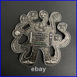 USN Octopus CPO Challenge Coin Kings Bay Submarine Base Chiefs Mess Serialized USN Octopus CPO Challenge Coin Kings Bay Submarine Base Chiefs Mess Serialized