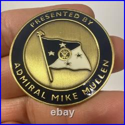 USN Presented By Admiral Mike Mullen Chief Naval Operations Challenge Coin