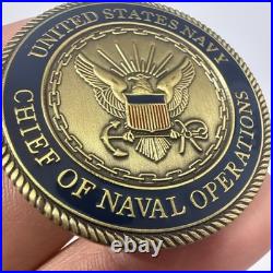 USN Presented By Admiral Mike Mullen Chief Naval Operations Challenge Coin