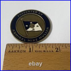 USN Presented By Admiral Mike Mullen Chief Naval Operations Challenge Coin