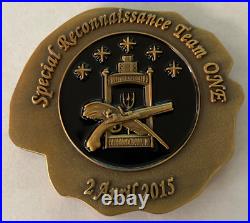 USN SEAL SMU Special Recon Team ONE 2 April 2015 #774 DOUBLOON DESIGNED SHAPE