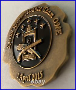 USN SEAL SMU Special Recon Team ONE 2 April 2015 #774 DOUBLOON DESIGNED SHAPE