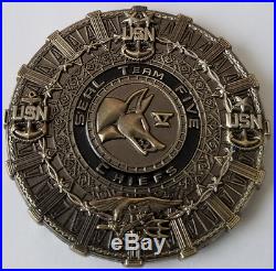 USN SEAL United States Navy SEAL Team 5 ST5 STV USN Chiefs Jackal Coin