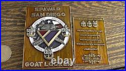 USN SPAWAR NIWC San Diego Chargebook MCPONs CPO Navy Chief Challenge Coin #753W