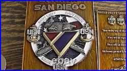 USN SPAWAR NIWC San Diego Chargebook MCPONs CPO Navy Chief Challenge Coin #753W